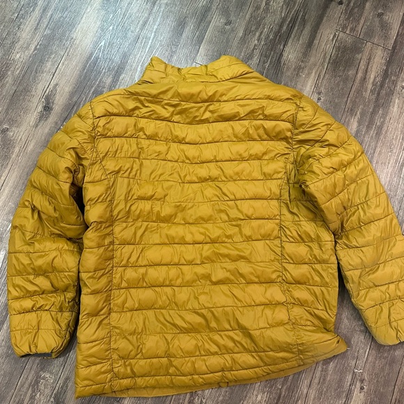 Men’s Large Mustard Yellow Puffer Jacket — see description - Picture 8 of 8